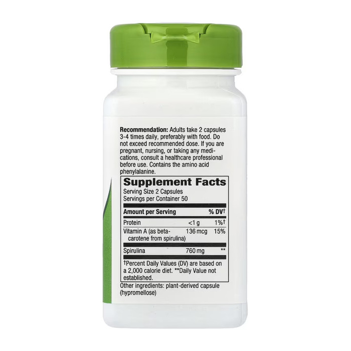 Spirulina Micro-Algae - 100 vcaps — офіційна ціна та характеристики