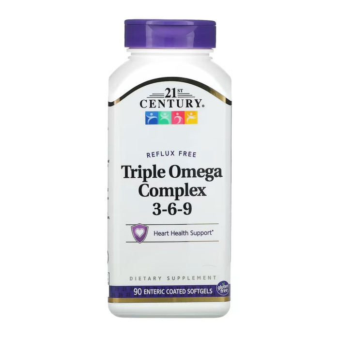 Triple Omega Complex Enteric Coated - 90 softgels — офіційна ціна та характеристики