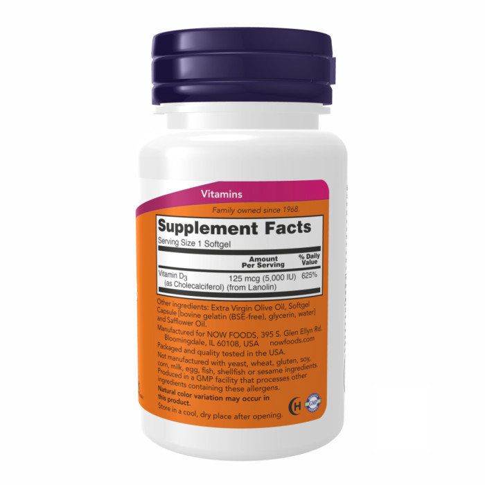 VIT D-3 5000 IU - 120 sgels (Пошкоджена пломба)