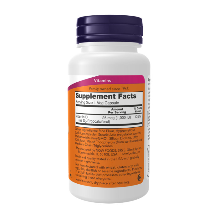 Vitamin D 1000 IU Dry - 120 vcaps — офіційна ціна та характеристики