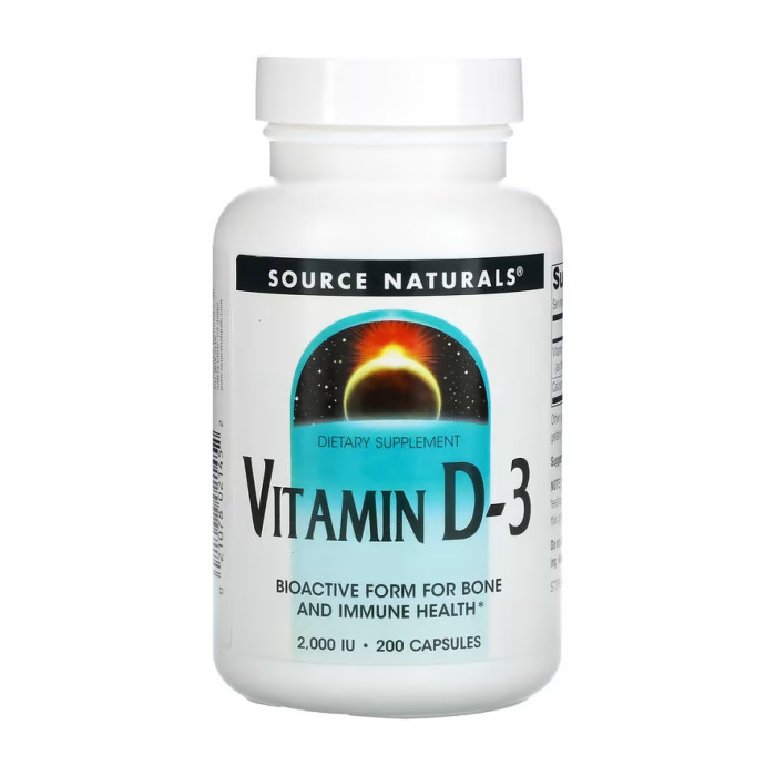 Vitamin D-3 2000 IU - 200 caps — офіційна ціна та характеристики
