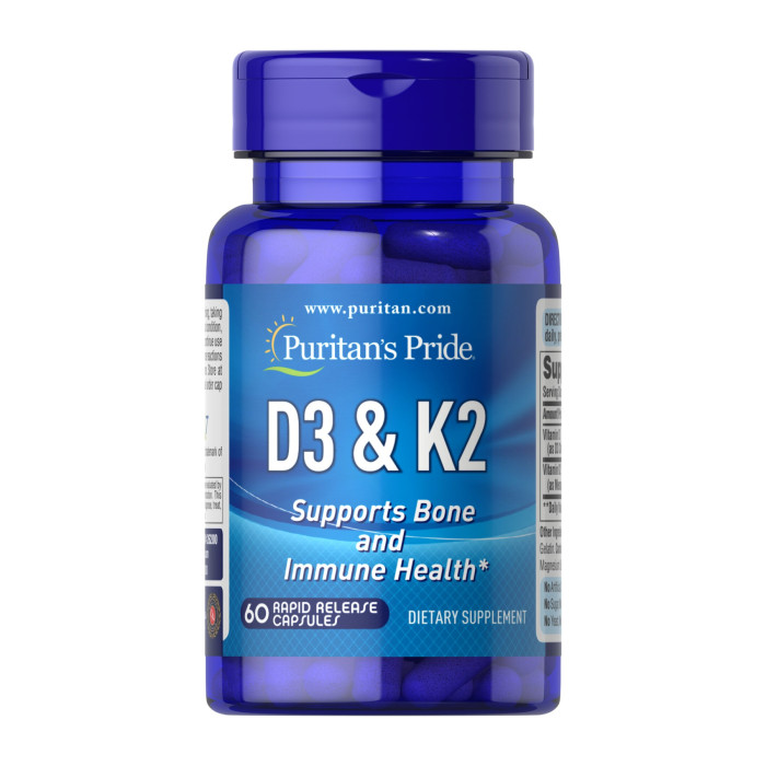 Vitamin D3 & K2 - 60 caps — офіційна ціна та характеристики