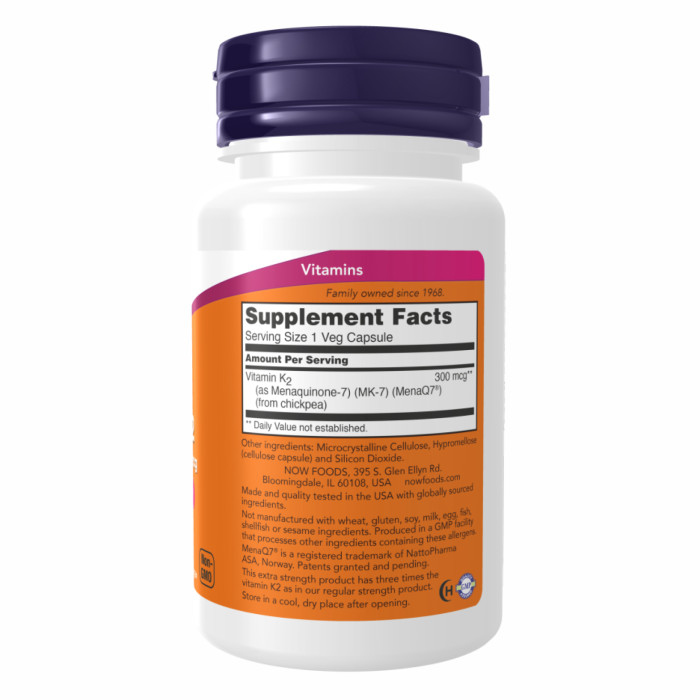 Vitamin K2 (MK-7) 300mcg - 60 vcaps — офіційна ціна та характеристики