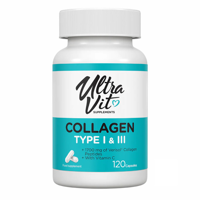 Collagen Type I & III - 120 caps — офіційна ціна та характеристики