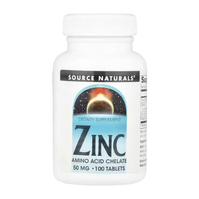 Zinc 50 mg - 100 tabs — офіційна ціна та характеристики