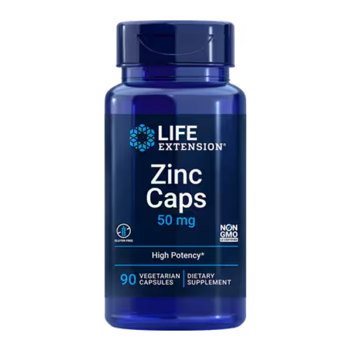 Zinc Caps 50mg - 90 veg caps — офіційна ціна та характеристики