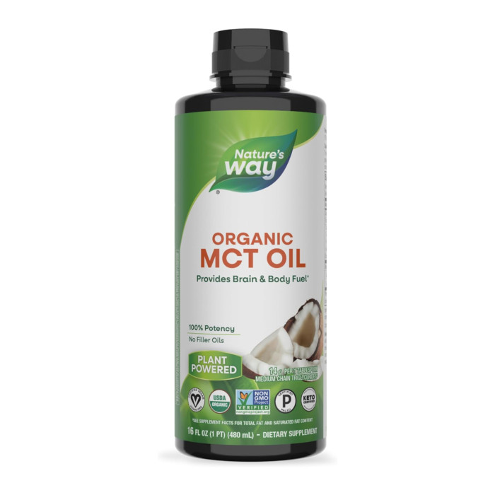100% Organic MCT Oil - 16 oz — офіційна ціна та характеристики