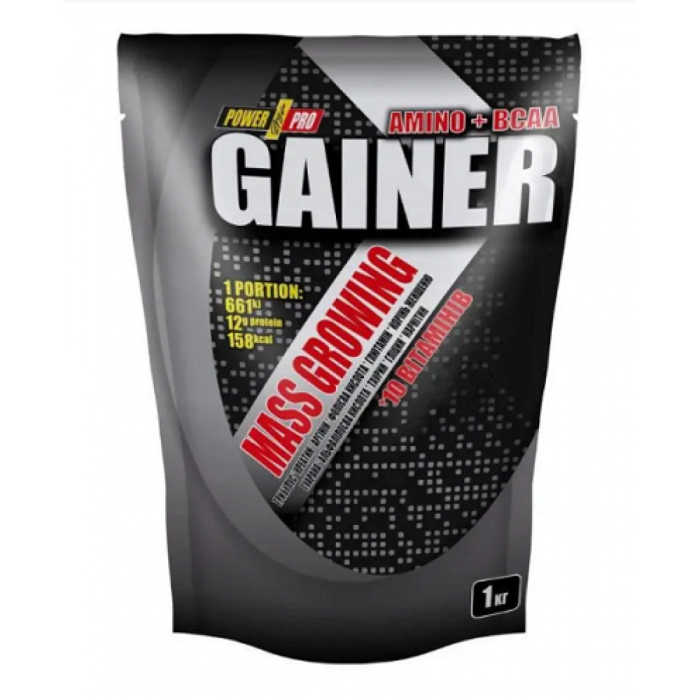 Gainer - 1000g Vanilla — офіційна ціна та характеристики