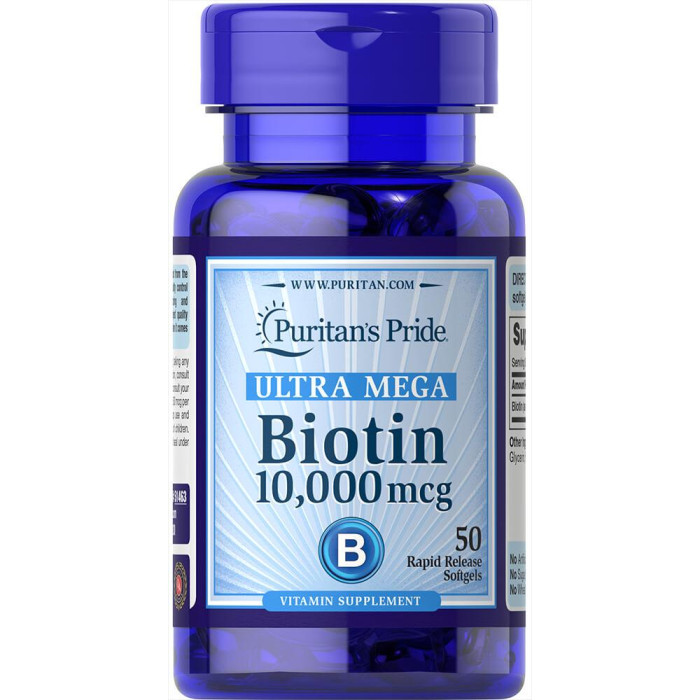 Biotin 10000mcg - 100caps — офіційна ціна та характеристики