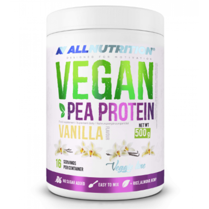 Vegan Pea Protein - 500g Vanilla — офіційна ціна та характеристики