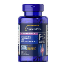 7 Day Formula Joint Soother® Glucosamine Chondroitin MSM & Boswellia - 60 caps
