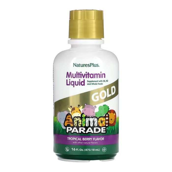 Children’s Gold Multivitamin Liquid - 473.18 ml Tropical Berry — офіційна ціна та характеристики
