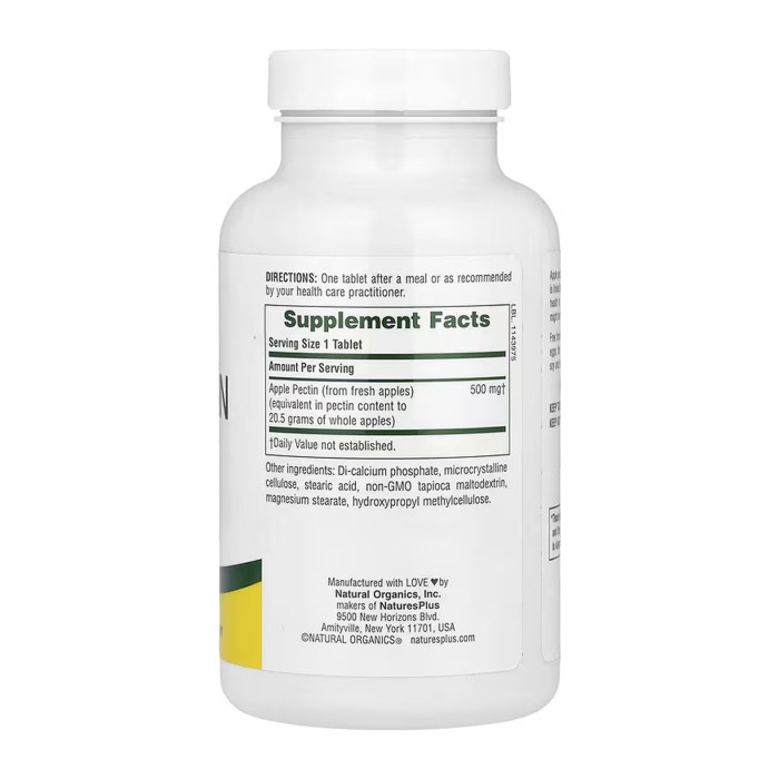 Apple Pectin 500 mg - 180 tabs — офіційна ціна та характеристики