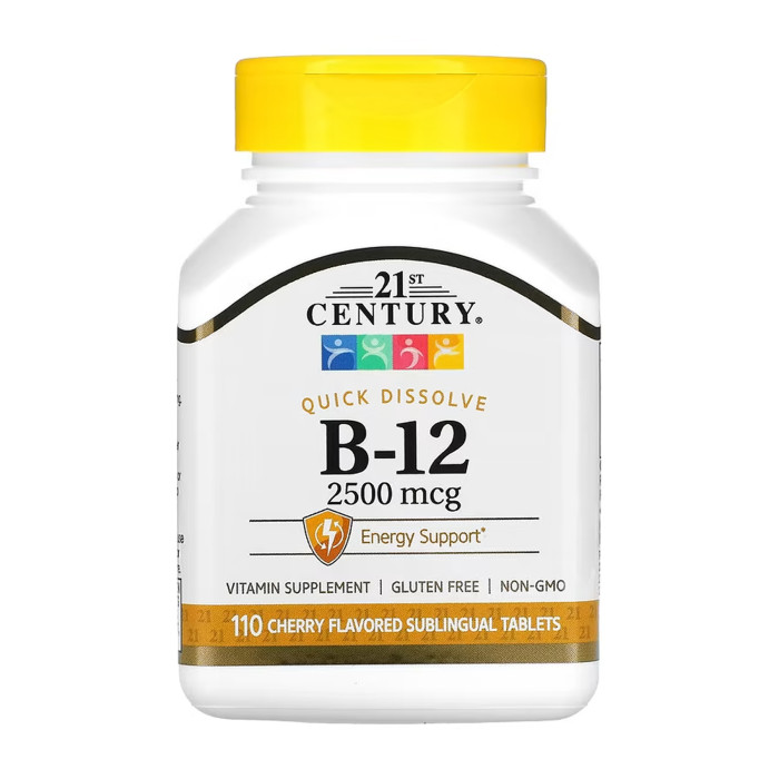 B-12 2500 mcg Sublingual - 110 tabs — офіційна ціна та характеристики