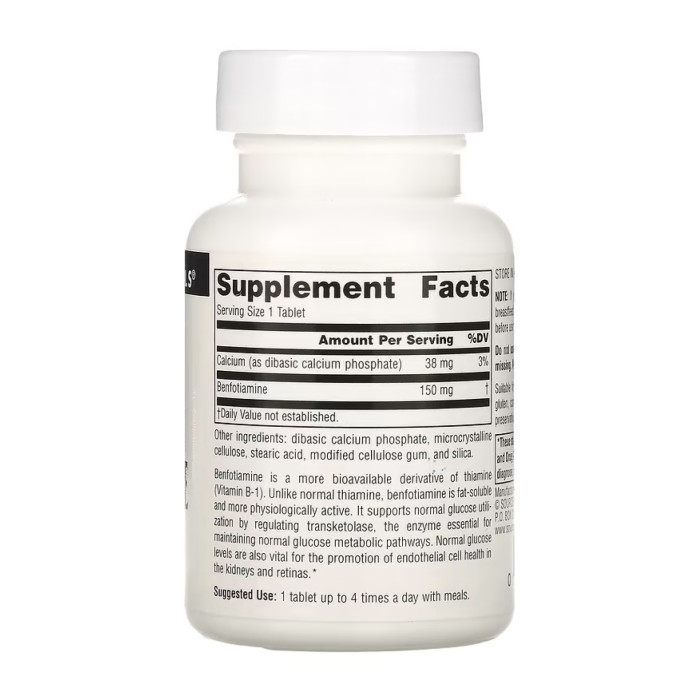 Benfotiamine 150mg - 60 tabs — офіційна ціна та характеристики