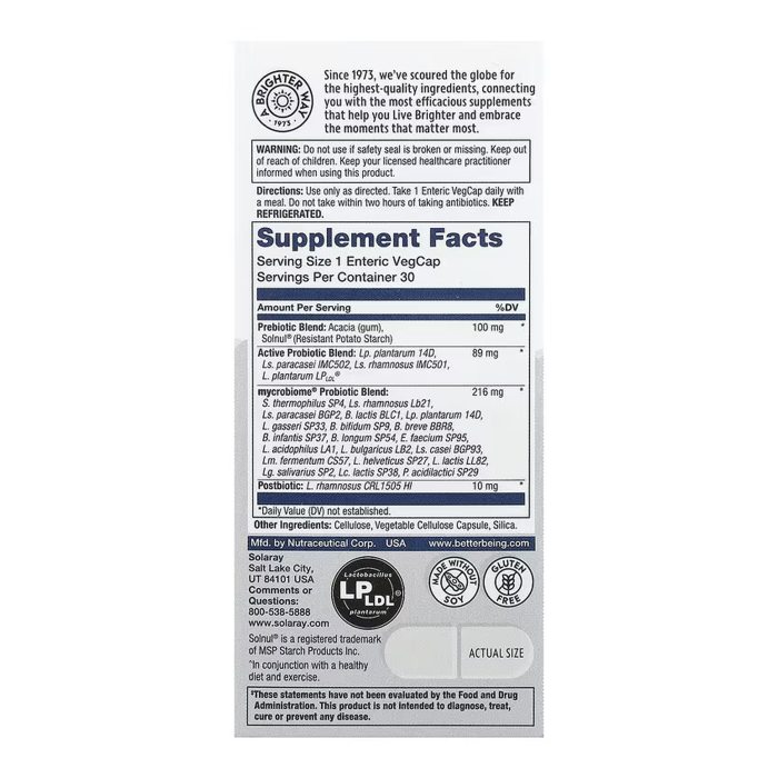 Complete Probiotic Active - 30 vcaps — офіційна ціна та характеристики