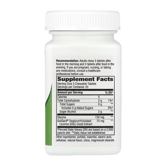 DGL (Sugar Free) - 100 tabs — офіційна ціна та характеристики