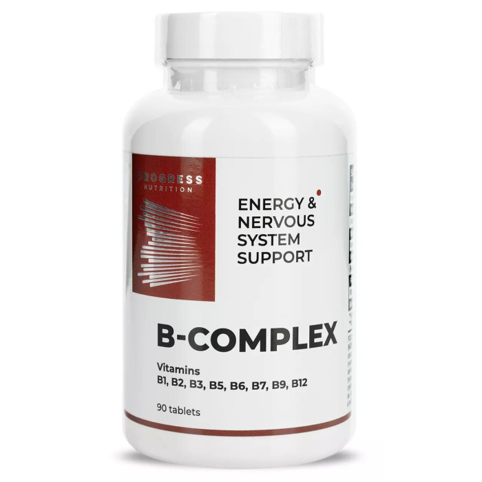 Progress Nutrition B-Complex (90 tabs) — офіційна ціна та характеристики
