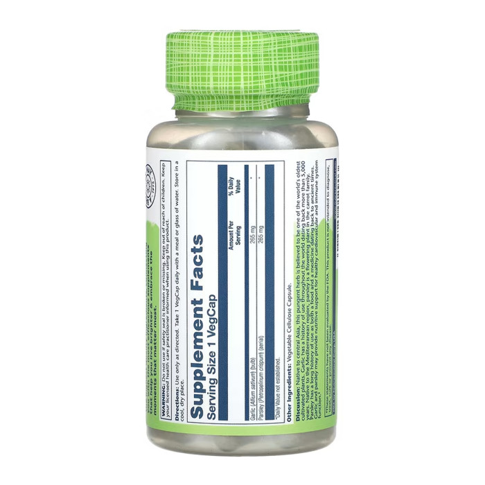 Garlic Parsley 530mg - 100 vcaps — офіційна ціна та характеристики