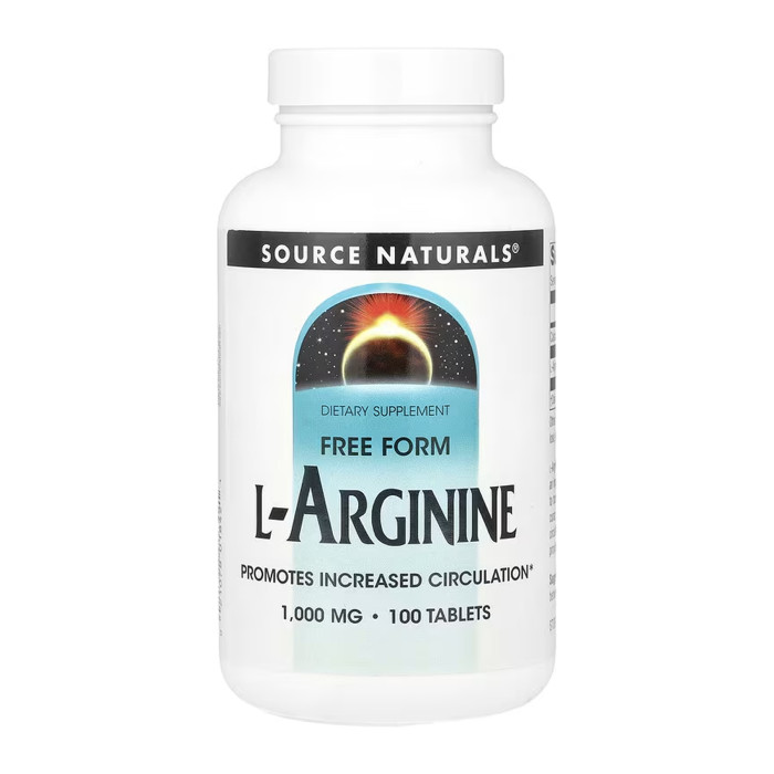L-Arginine 1000 mg - 100 tabs — офіційна ціна та характеристики