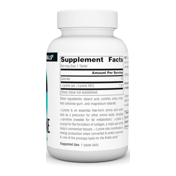 L-Lysine 1000mg - 50 tabs — офіційна ціна та характеристики