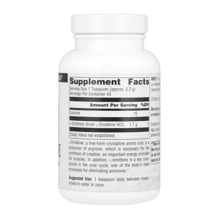 L-Ornithine - 100g — офіційна ціна та характеристики