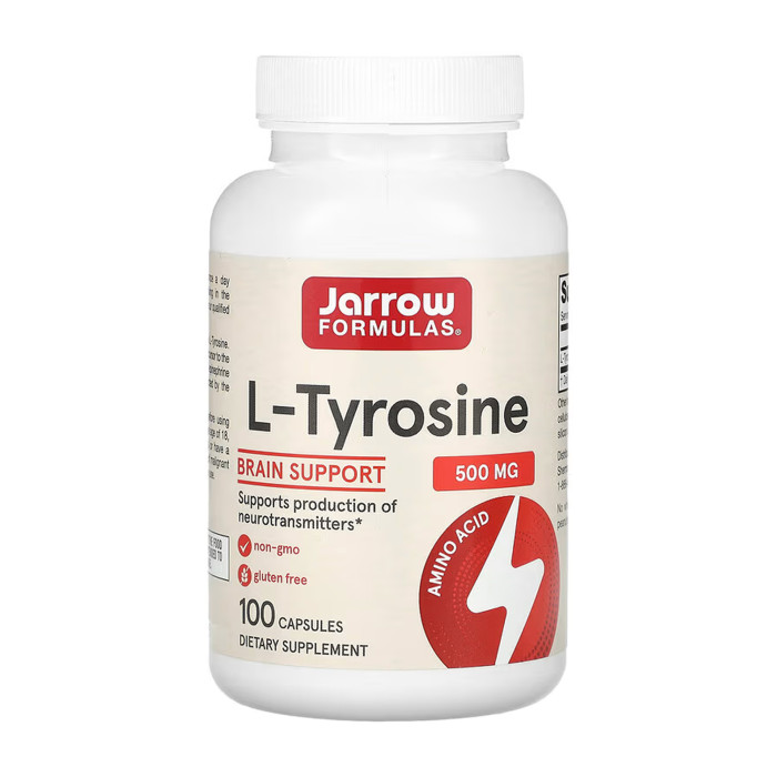 L-Tyrosine 500 mg - 100 caps — офіційна ціна та характеристики