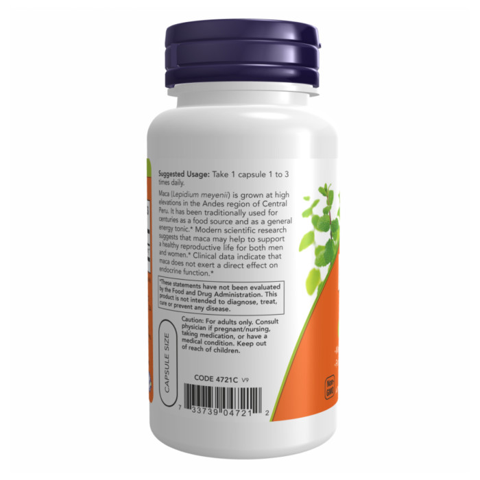 Maca 500mg - 250 vcaps — офіційна ціна та характеристики
