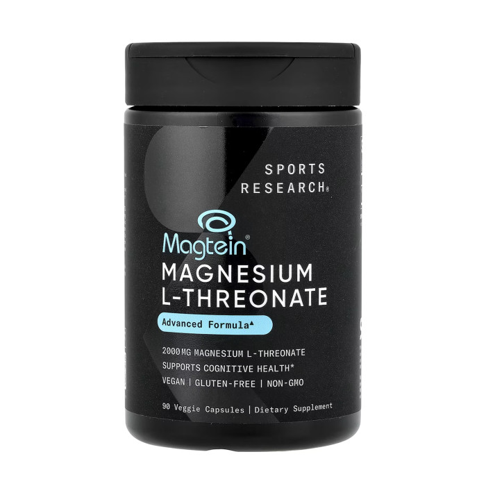Magnesium L-Threonate 2000mg - 90 veggie capsules — офіційна ціна та характеристики