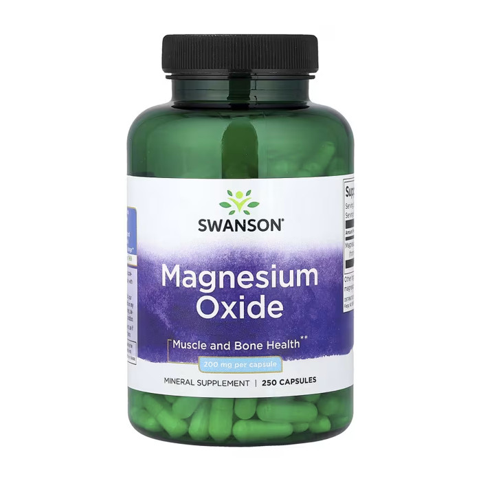 Magnesium Oxide 200 mg - 250 caps — офіційна ціна та характеристики