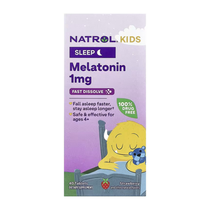 Kids Melatonin 1mg - 40 tabs — офіційна ціна та характеристики