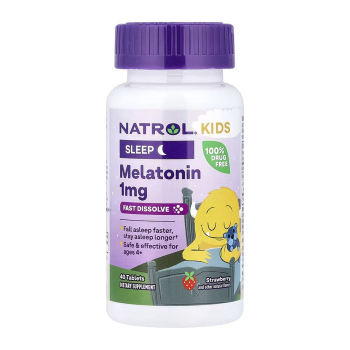 Kids Melatonin 1mg - 40 tabs — офіційна ціна та характеристики
