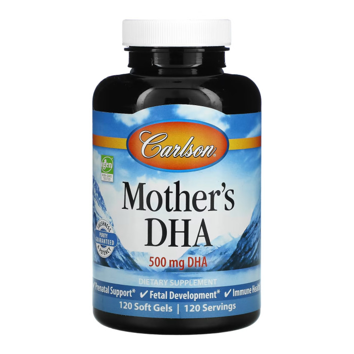 Mother's DHA 500mg - 120 softgels — офіційна ціна та характеристики