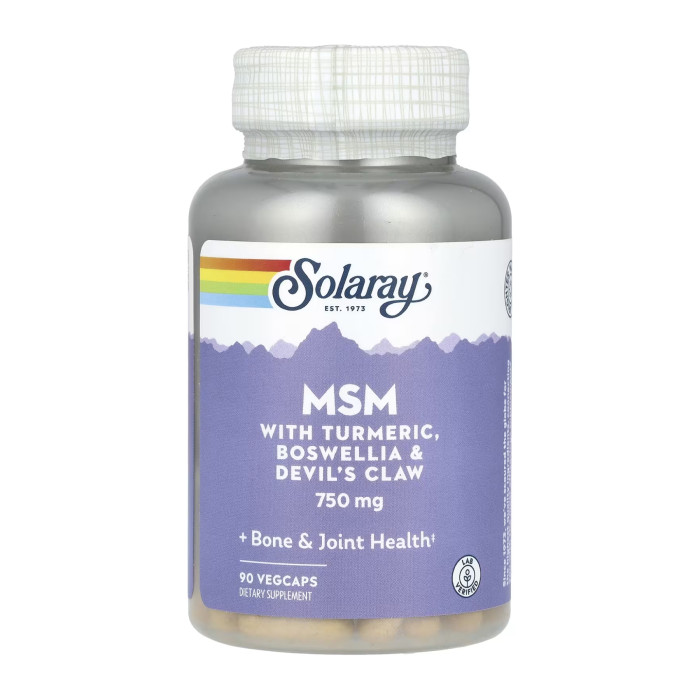 MSM 750mg - 90 cap — офіційна ціна та характеристики