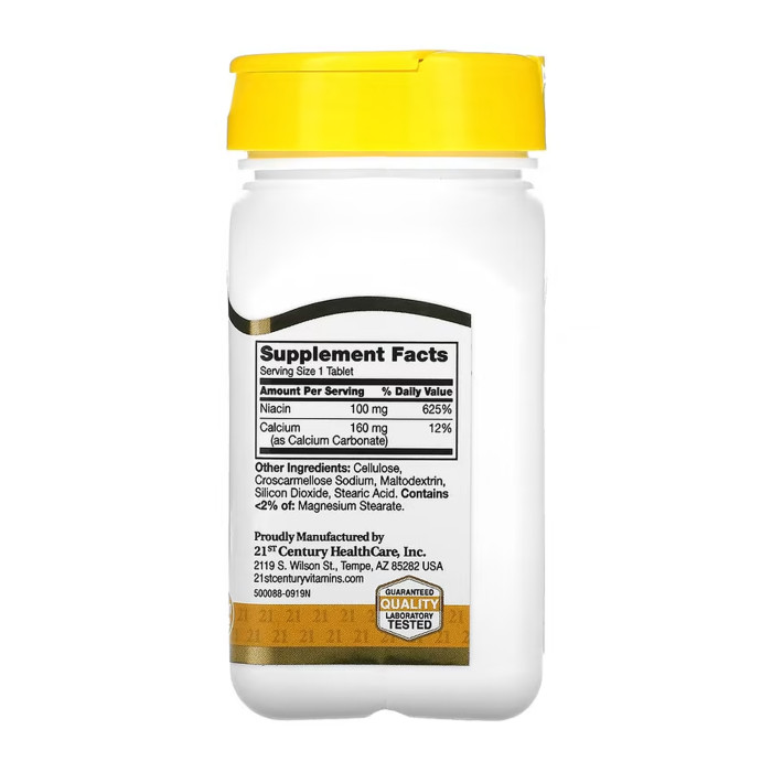 Niacin 100 mg - 110 tabs — офіційна ціна та характеристики