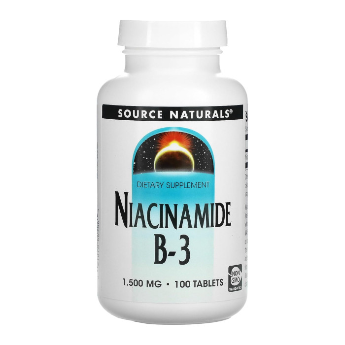 Niacinamide B-3 1500 mg - 100 tabs — офіційна ціна та характеристики