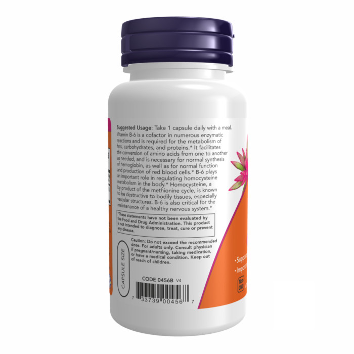 B-6 100mg - 100 caps — офіційна ціна та характеристики