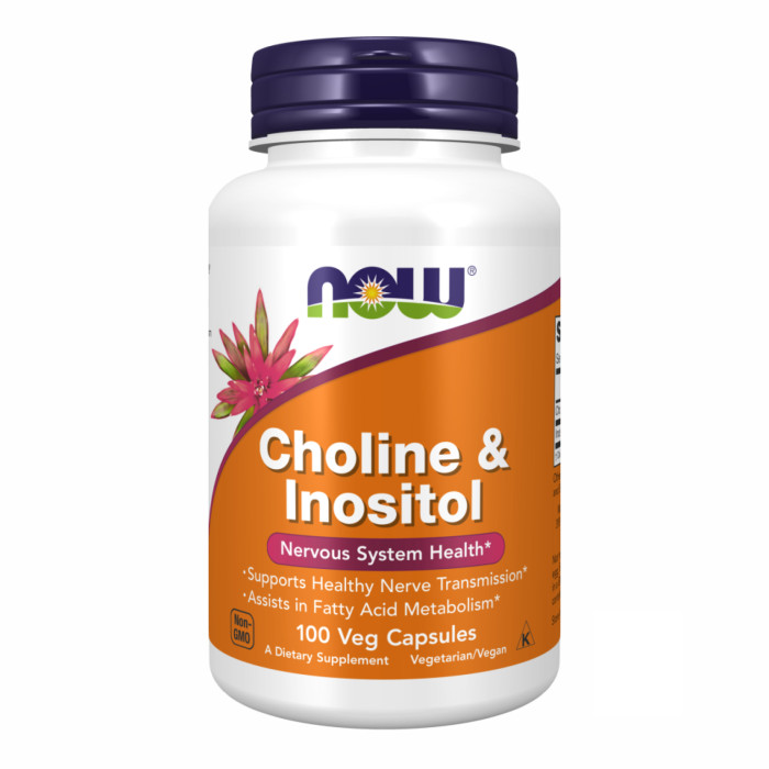 Choline & Inositol 250/250mg - 100 vcaps — офіційна ціна та характеристики
