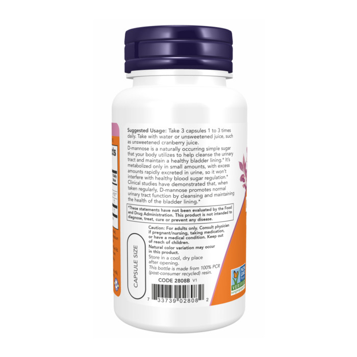 D-Mannose 500 mg - 120 Caps — офіційна ціна та характеристики