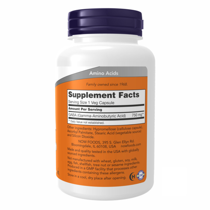 GABA 750 mg - 200 vcaps — офіційна ціна та характеристики