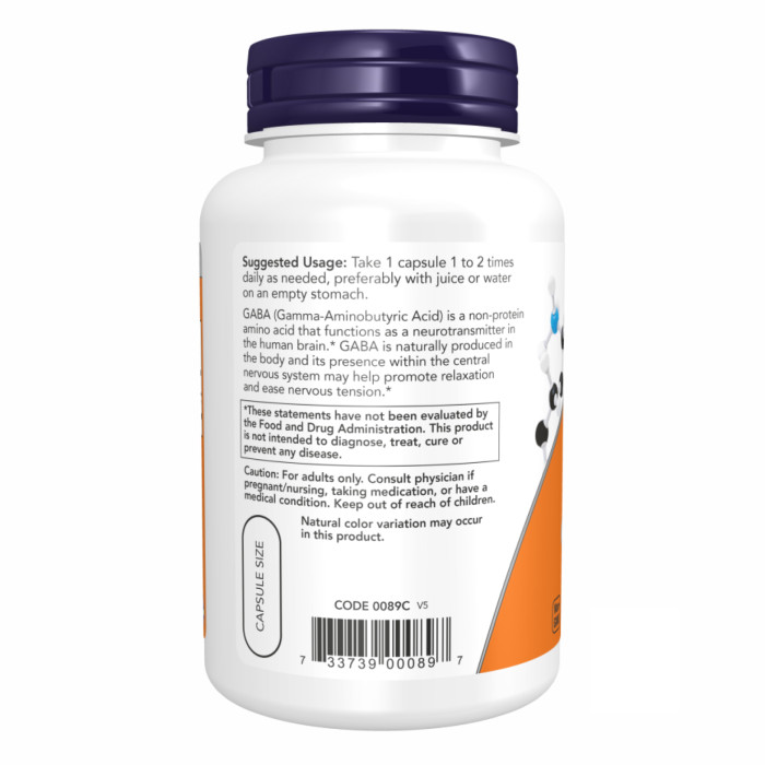 GABA 750 mg - 200 vcaps — офіційна ціна та характеристики