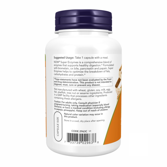 Super Enzyme - 90 caps — офіційна ціна та характеристики