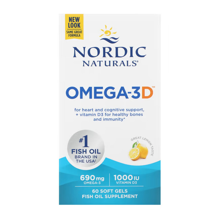 Omega-3D - 60 softgels — офіційна ціна та характеристики