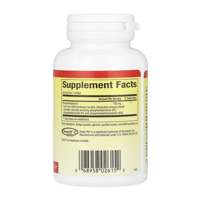 PS Phosphatidylserine 100 mg - 30 softgels — офіційна ціна та характеристики