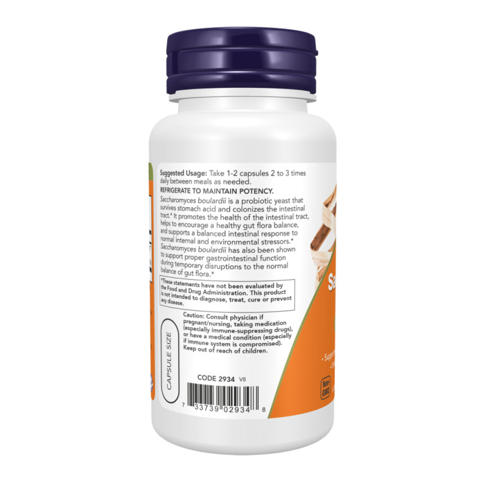 Saccharomyces Boulardii - 120 vcaps — офіційна ціна та характеристики