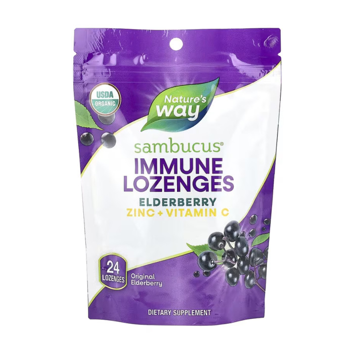 Sambucus Organic Zinc Lozenges - 24 cnt — офіційна ціна та характеристики