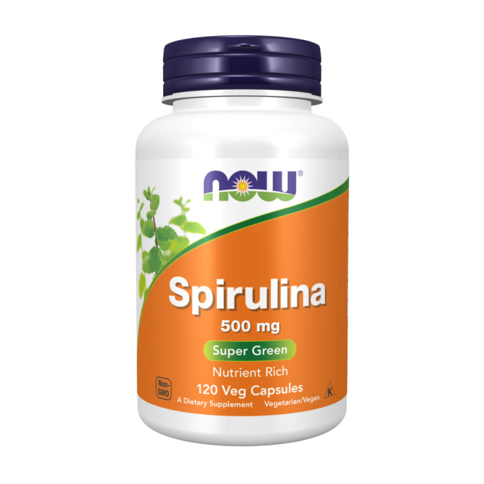 Spirulina 500 mg - 120 vcaps — офіційна ціна та характеристики