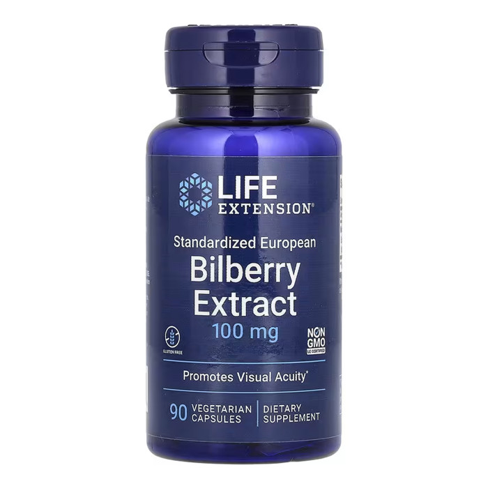 Standardized European Bilberry Extract 100 mg - 90 vcaps — офіційна ціна та характеристики