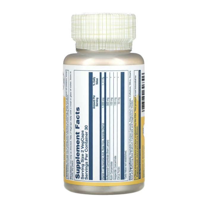 Super Bio Vitamin C 1000mg - 60 vcaps — офіційна ціна та характеристики