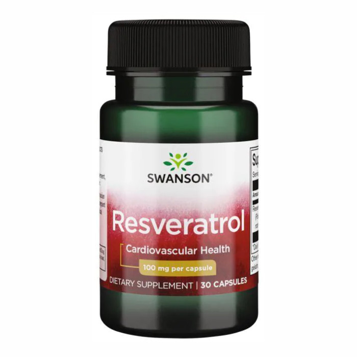 Resveratrol 100 mg - 30caps — офіційна ціна та характеристики